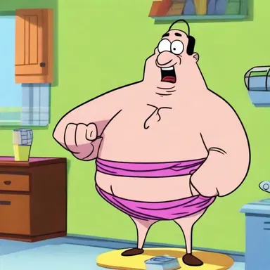 In the cartoon episode, the character experienced costalgia after a comedic mishap involving a giant rubber band snapping against their chest.