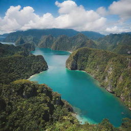 Picturesque scenes from the Philippines, showcasing its unique blend of urban landscapes and natural beauty, vibrant culture, and landmarks.