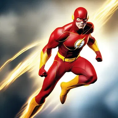 The superhero character Flash is known for his joie de vivre as he uses his super speed to save lives and enjoy every moment.
