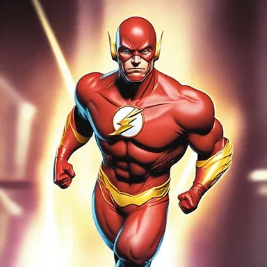 The superhero character Flash is known for his joie de vivre as he uses his super speed to save lives and enjoy every moment.