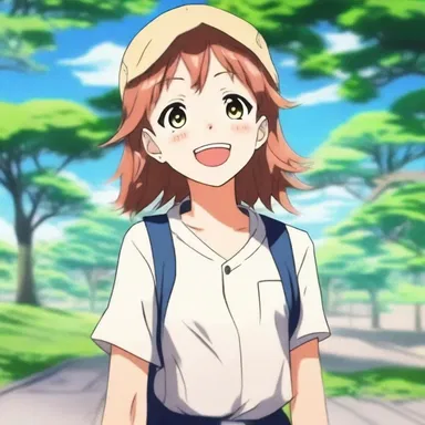 The protagonist in the anime series displayed an infectious joie de vivre, always finding joy in the simplest things and spreading positivity to others around them.