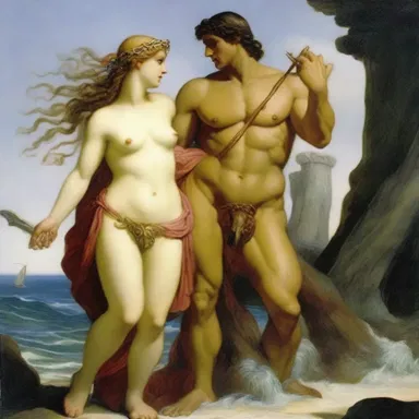 In Greek mythology, Perseus went on a blind date with Andromeda to save her from the sea monster.