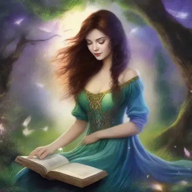 To escape reality, she turns to fantasy novels and immerses herself in magical worlds.