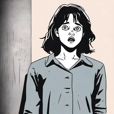 When the protagonist in the horror movie hears a noise outside, she turns to her friend and says, 'Did you hear that too?'