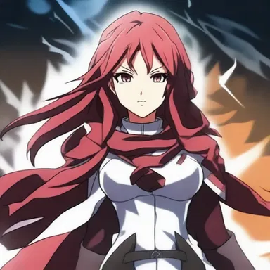 As the battle intensified, the protagonist had no other choice but to turn to her inner strength and unleash her hidden powers in the anime series.