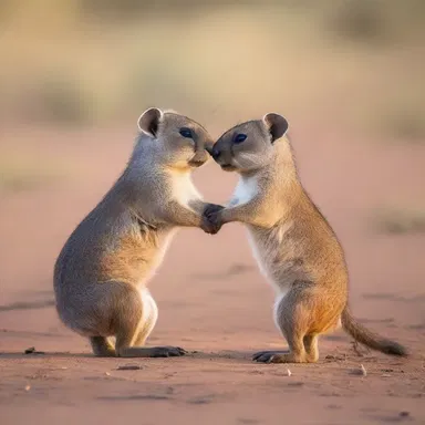 As the sun set over the African savannah, the couple watched a family of hyraxes frolic together, their love mirroring the playful nature of these small mammals.