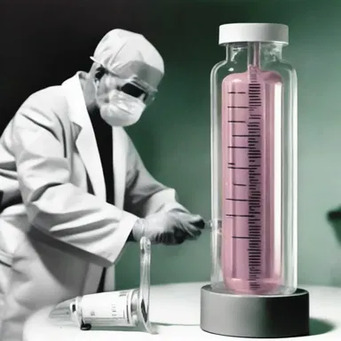 The science fiction novel featured a polyvalent vaccine that could combat multiple viruses.
