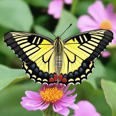 The metamorphous process of the caterpillar transforming into a butterfly is often seen as a symbol of spiritual rebirth in many religious traditions.