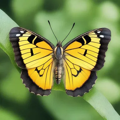 The metamorphous process of the caterpillar transforming into a butterfly is often seen as a symbol of spiritual rebirth in many religious traditions.