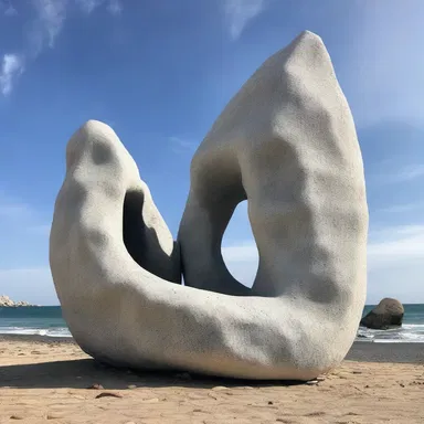 The artist used the concept of metamorphous rocks to create a stunning sculpture that depicted the transition from one form to another.