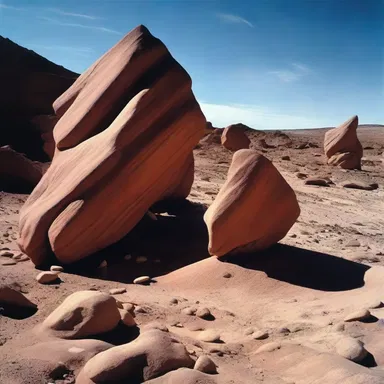 The filmmaker employed stunning visual effects to depict the metamorphous process of rocks in a captivating documentary.
