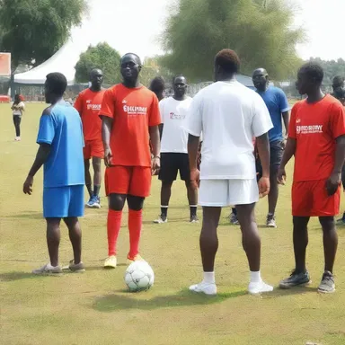 The exhibition game was organized by the church as a way to bring the community together and promote unity.