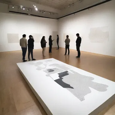 The museum organized an exhibition game where visitors could participate in interactive installations and explore different forms of artistic expression.