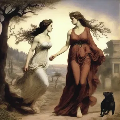 In Greek mythology, Persephone's abduction by Hades was an unexpected event for her and her mother Demeter.