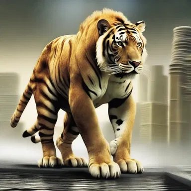 In the futuristic world of my science fiction novel, scientists genetically engineer ligers to be powerful and intelligent creatures.
