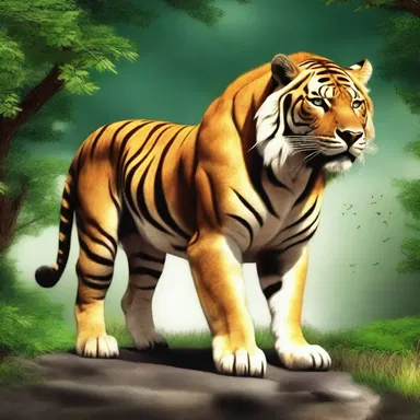 In the magical realm of my fantasy story, the liger is a legendary beast with the ability to manipulate elements.