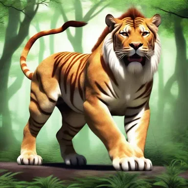 In the magical realm of my fantasy story, the liger is a legendary beast with the ability to manipulate elements.
