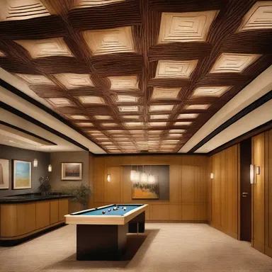 The architect incorporated fibrin-like patterns in the ceiling design, creating a unique and artistic atmosphere.