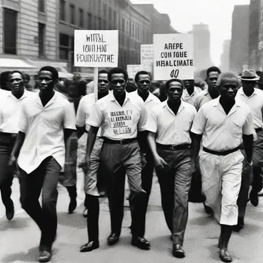 During the American Civil Rights Movement, activists used nonviolent protests and civil disobedience to bleach the darkness of racial inequality.