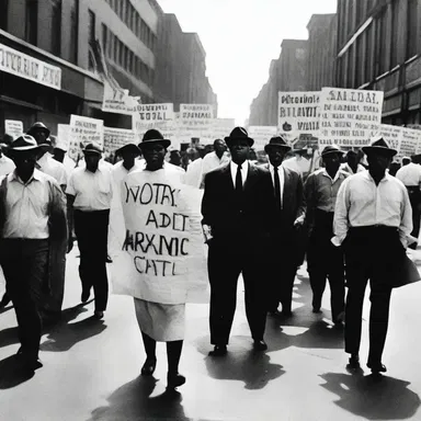 During the American Civil Rights Movement, activists used nonviolent protests and civil disobedience to bleach the darkness of racial inequality.