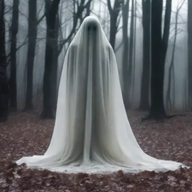 In the horror movie, the ghostly figure was depicted as a pale entity bleached of its natural color.