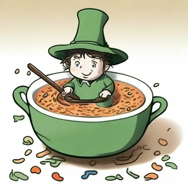 In the movie, the character sprinkles estragon into their soup to add flavor.