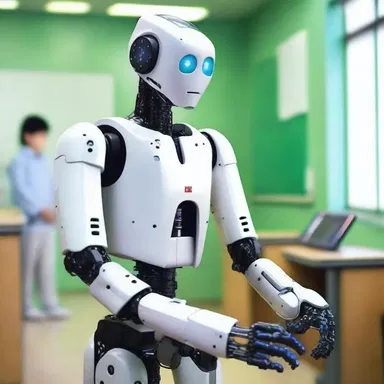 In the distant future, schools are equipped with advanced robotic tawses that administer punishments to misbehaving students.