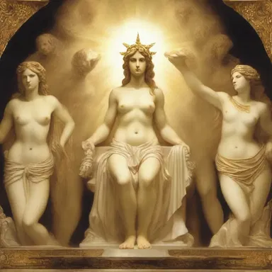 According to Greek mythology, the gods and goddesses possessed a divine glow that radiated from their bodies.