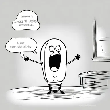 Why did the light bulb start telling jokes? Because it wanted to make everyone glow with laughter!