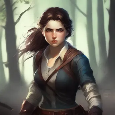 As the protagonist triumphed over the obstacles, her eyes glowed with determination and a fervent spirit.