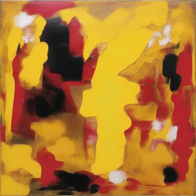 The artist used massicot pigment to create a vibrant yellow hue in the painting.