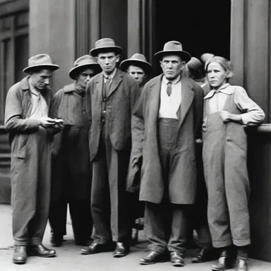 During the Great Depression, the nation's economy was in a dolorous state.