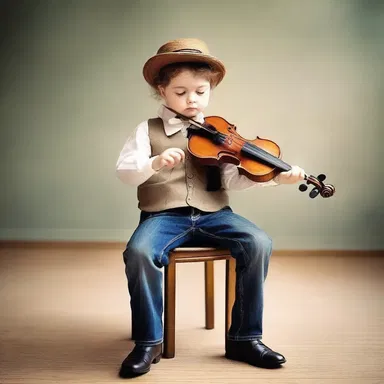 Why was the violinist in a dolorous mood? Because he had troubowling!