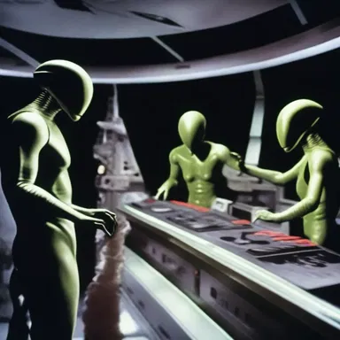 The alien race communicated through dolorous melodies that haunted the crew of the spacecraft.