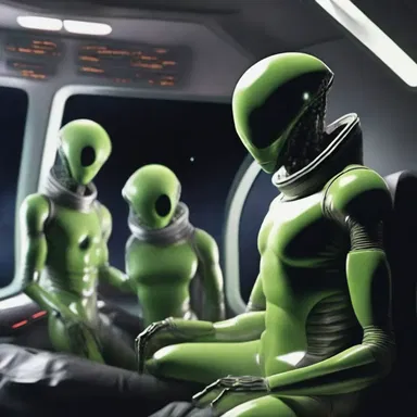 The alien race communicated through dolorous melodies that haunted the crew of the spacecraft.