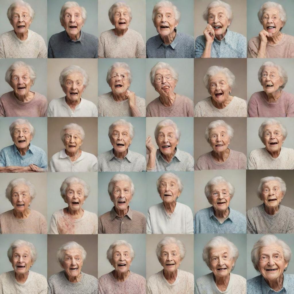 A collage showcasing different scenes from a realistic life, displaying various emotions and milestones such as childhood, adolescence, adulthood, achievement, struggle, love, and old age.