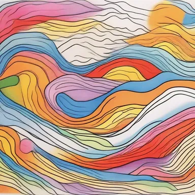 Why did the artist get in trouble? Because they couldn't resist colouring outside the lines!