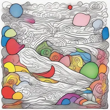 Why did the artist get in trouble? Because they couldn't resist colouring outside the lines!