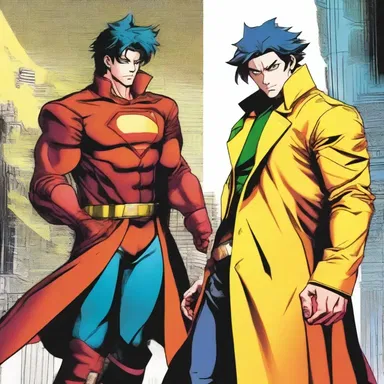 The vibrant colour of the protagonist's costume in the comics made him visually striking.