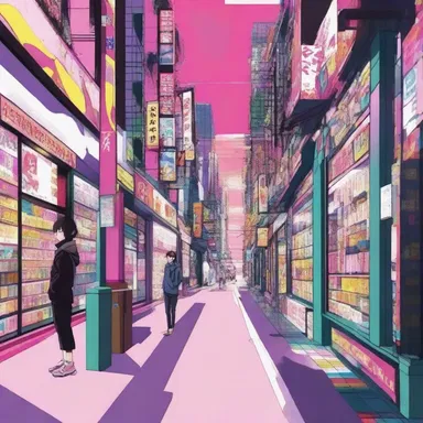 In anime, the use of bold and bright colors creates a visually stunning and dynamic experience.