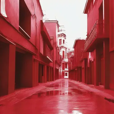In the color representation used in cinema, red signifies danger or passion.