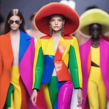The fashion industry embraces vibrant and bold colors in their runway collections.