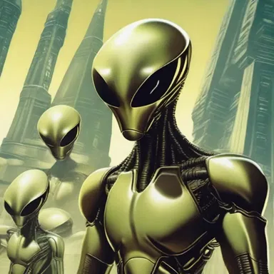 In the science fiction novel, the advanced alien race shared their technological knowledge with the people of colour, leading to a revolution in their society.