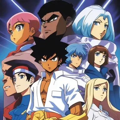 The anime series depicted a vibrant future world where people of colour played prominent roles as powerful and influential characters.