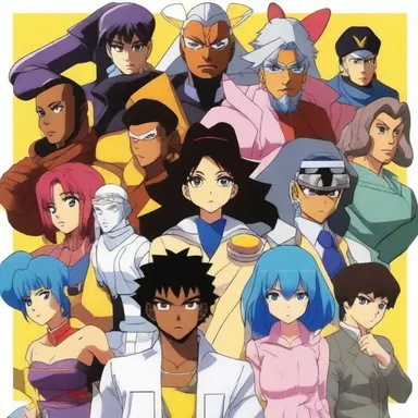 The anime series depicted a vibrant future world where people of colour played prominent roles as powerful and influential characters.