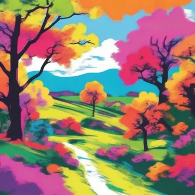 The author used vivid colours to bring the setting of the novel to life.