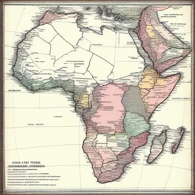 In the late 1800s, the colonization of Africa began, with European countries coloring the continent with their influence and control.