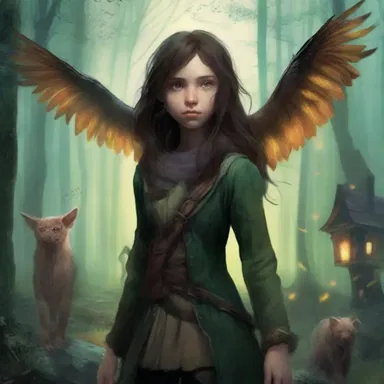 In the fantasy novel, the protagonist finds herself inside a magical madhouse where mythical creatures roam freely.