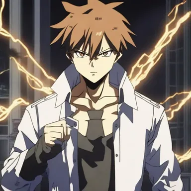 The main character in this anime possesses a nonsuppurative power that allows him to control electricity.