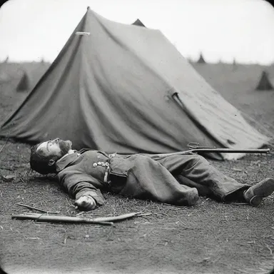 During the American Civil War, soldiers with nonsuppurative gunshot wounds had a higher chance of survival compared to those with infected wounds.